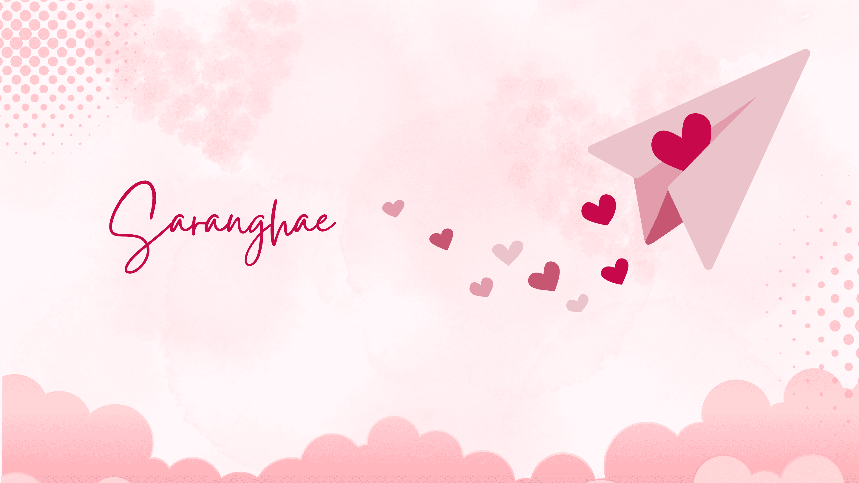 Saranghae Love Banner